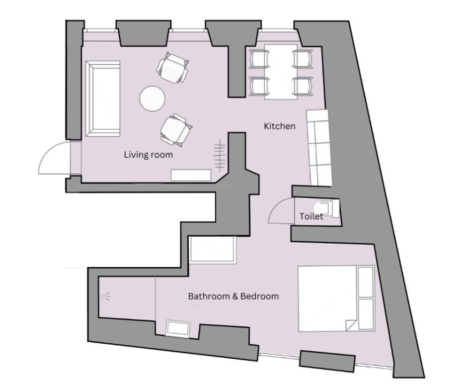 Charming 45M2 Apartment In Heart Of Graz Exterior foto